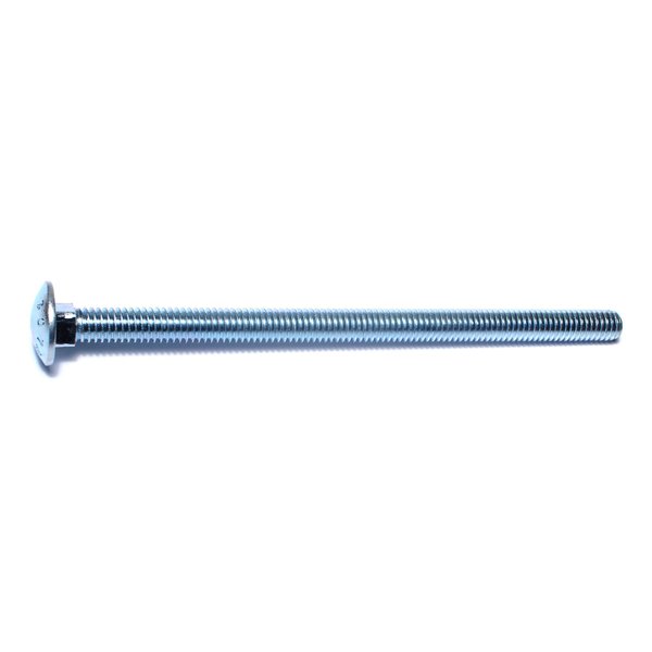 Midwest Fastener 5/16"-18 x 5-1/2" Zinc Plated Grade 2 / A307 Steel Coarse Thread Carriage Bolts 50PK 01086